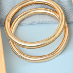 Classic Gold Bangle Set (Set of 2) - Image 3