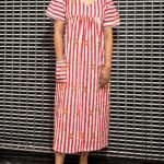 Frock Nighty Stripes Pattern
